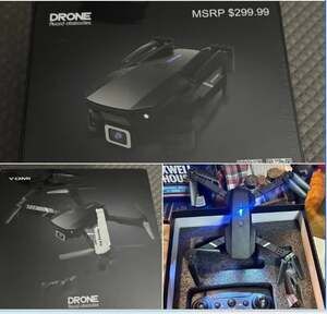 Foldable Obstacle Avoidance Drone with 4K HD Camera and Remote Control